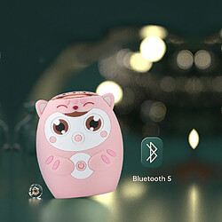 General Haut-parleur Bluetooth portable, haut-parleur Bluetooth Kawaii, mini haut-parleur sans fil portable avec micro intégré, son stéréo cristallin, mini haut-parleur Bluetooth mignon pour animal de compagnie (jaune)