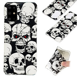 Coque en TPU noctilucent imd crânes cool pour votre Samsung Galaxy S20 Plus