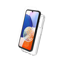 My Way Myway Coque pour Galaxy A15 4G/5G Souple en TPU et Protection d'Écran en Verre Trempé Transparent