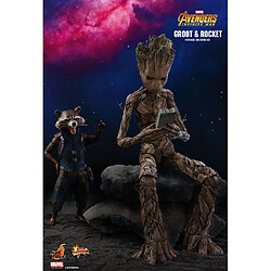 Hot Toys MMS476 - Marvel Comics - Avengers 3 : Infinity War - Groot & Rocket Deluxe Version pas cher