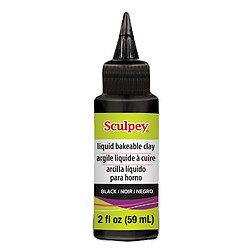 Argile liquide Sculpey - Noir 59 ml