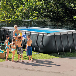 Avis Intex Piscine rectangulaire en kit Baltik - Longueur 549 cm x Largeur 274 cm - Gris foncé