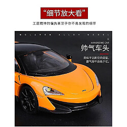 Universal McLaren 600lt Metal Vehicle Tirk Back Toy Cars (Orange)