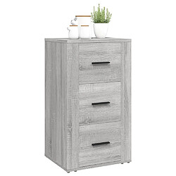 Acheter vidaXL Buffet Sonoma gris 40x33x70 cm Bois d'ingénierie