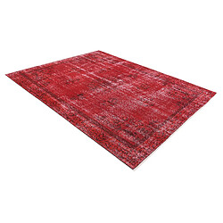 Avis Vidal Tapis de laine 236x160 rouge Ultra Vintage