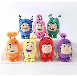 Universal 7 pièces anime peluche trésor soldat monstre farce molle bulle zik jeff poupée enfant