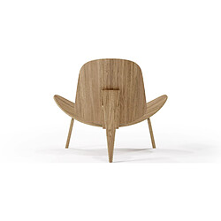 ICONIK INTERIOR Fauteuil design - Fauteuil scandinave - Revêtement en Boucle - Lucy Blanc pas cher