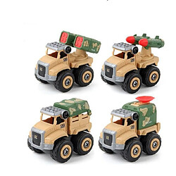 Universal 4 Pièces Voiture de construction Bricolage Montage Vis Jouet Voiture Apprentissage précoce Jouet éducatif Puzzle Cadeau pour les enfants |