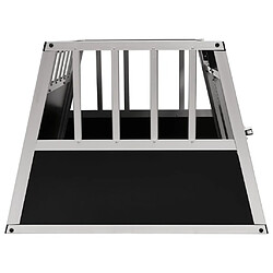 Avis vidaXL Cage pour chien à double porte 89 x 69 x 50 cm