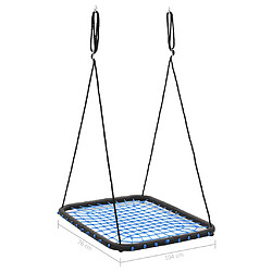 vidaXL Balançoire 104x76 cm 200 kg Bleu pas cher