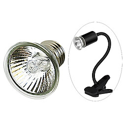 Support De Lampe Chauffante Pour Reptiles Avec Lampe à Clip Pet Lights Ampoules 25W pas cher