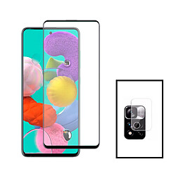 PHONECARE Kit Film Caméra Arrière + Verre Trempé 5D Full Cover pour Xiaomi Poco X4 NFC - Transparent / Noir