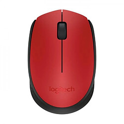 Souris LOGITECH - sans fil M171 - Rouge - Grande portée