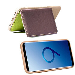 Avis Wewoo Housse en cuir magnétique de style feuille pour Galaxy S9, avec porte-monnaie & fentes cartes & & cadre photo marron