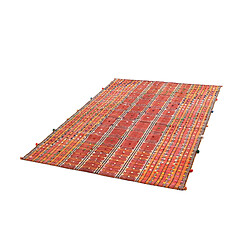 Avis Vidal Tapis de laine 221x152 rouge Jajim