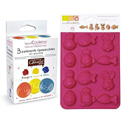 Scrapcooking Coffret chocolats de Pâques colorés