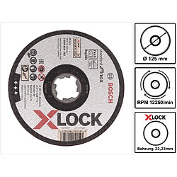 Bosch Disque à tronçonner X-LOCK 125 x 22,23mm Standard pour Inox ( 2608619267 )