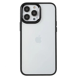 Coque en TPU + acrylique Anti-rayures, avec protection de l'objectif de l'appareil photo noir pour votre iPhone 13 Pro 6.1 pouces