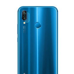 Wewoo 2 PCS 0.2mm 9H 2.15D Objectif de la caméra arrière en verre trempé Film pour Huawei P20 Lite