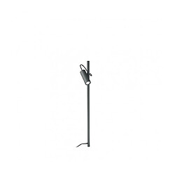 Ideal Lux Borne de jardin Hub Métal,aluminium Anthracite 1 ampoule 74,5cm