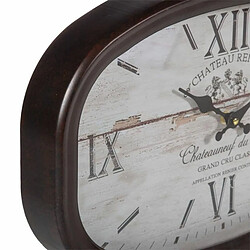 Avis Horloge Murale Alexandra House Living Blanc Marron Métal 45 x 2 x 40 cm