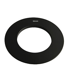 Wewoo Noir Anneau de pas de filtre carré 52mm