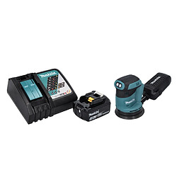 Makita DBO 180 RM1 Ponceuse excentrique sans fil 18 V 125 mm + 1x batterie 4,0 Ah + chargeur