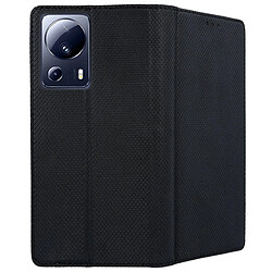 Acheter Htdmobiles Housse pour Xiaomi 13 Lite 5G - etui coque pochette portefeuille + verre trempe - NOIR MAGNET