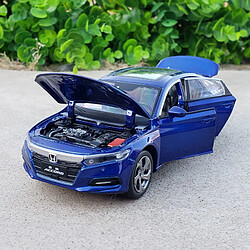 Universal 1: 32 Honda Accord modèle moulé sous pression modèle son et voiture légère collection de jouets pour enfants cadeau d'anniversaire garçon | Voiture jouet moulée sous pression (bleu)