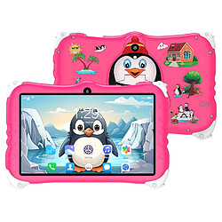 Yonis Tablette Enfant 7 Pouces Android Rose Promo