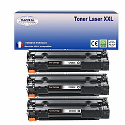 T3AZUR - 3x Toners compatibles avec Canon 737H pour Canon LBP-151DW, MF-211, MF-212w, MF-216n Noir - 2 400p