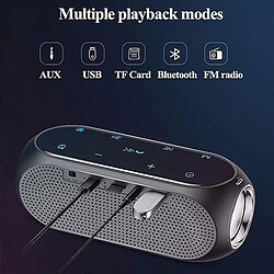 Acheter Universal Haut-parleurs portables Bluetooth colonne sans fil sans fil extérieur smart touch double diaphragm support tf aux usb fm radio son