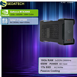 Sedatech Mini-PC Evo • Intel i7-9750H • RTX3060 • 16Go RAM • 1To SSD M.2 • sans OS