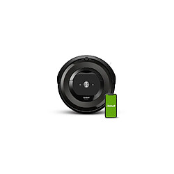 iRobot Roomba e6192 - Aspirateur robot - Bac 0,45L - Batterie Lithium-iOn - 2 brosses multi-surfaces - iRobot Home