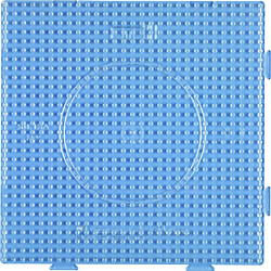 HAMA Midi plaque carrée assemblables transparent