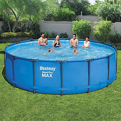 Piscine Hors-sol Tubulaire Bestway Steel Pro Max 457x122 cm Filtre à Cartouche de 3.028 litres/heure