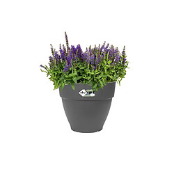 Pot de fleurs rond Vibia Campana - Ø 40 x H.33 cm - Anthracite - Elho