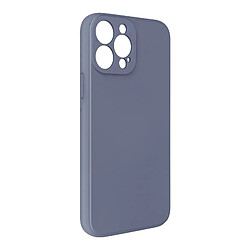 Avizar Coque iPhone 13 Pro Max Silicone Semi-Rigide avec Finition Soft Touch bleu