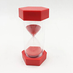 sablier sable sablier horloge minuteur kichen exercice minutage 15min rouge pas cher