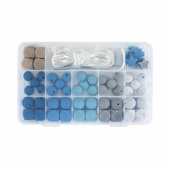 Avis Rayher Coffret de perles en silicone - Bleu