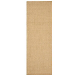 vidaXL Tapis Sisal naturel 100x300 cm