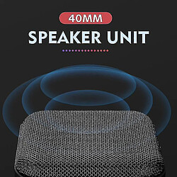 Universal Haut-parleur Bluetooth sans fil en haut-parleurs stéréo portables Subwoofer Bluetooth 4.2 WithSpeakers (noir) pas cher