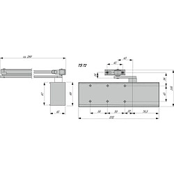 Avis DORMAKABA Corps pour ferme-porte finition noir TS 72