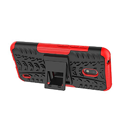 Acheter Wewoo Coque Rigide Pour Nokia 2.2 Tyre Texture TPU + Housse antichoc PC avec support Rouge