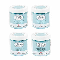 Rayher Peinture craie Chalky Finish 472 ml - bleu gris