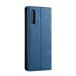 Avis Wewoo Housse Coque Pour Galaxy A50 Forwenw Dream Series Oil Edge Fort Magnetism Étui à rabat horizontal en cuir avec support et fentes cartes et portefeuille et cadre photo bleu