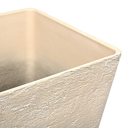 Acheter Beliani Cache-pot beige 49 x 49 x 53 cm DELOS