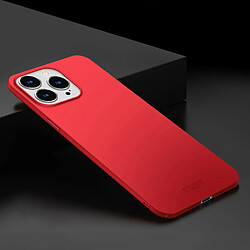 Mofi Coque en TPU finition givrée rouge pour votre Apple iPhone 13 Pro Max 6.7 pouces