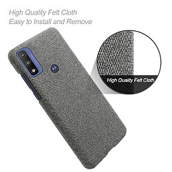 Coque en TPU anti-empreintes digitales gris pour votre Motorola G Pure