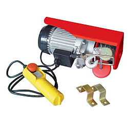 Elem Technic Palan électrique 550W Palan électrique - Capacité 125/250 kg - Hauteur 6/12 m - Vitesse de levage 4/8 m/min